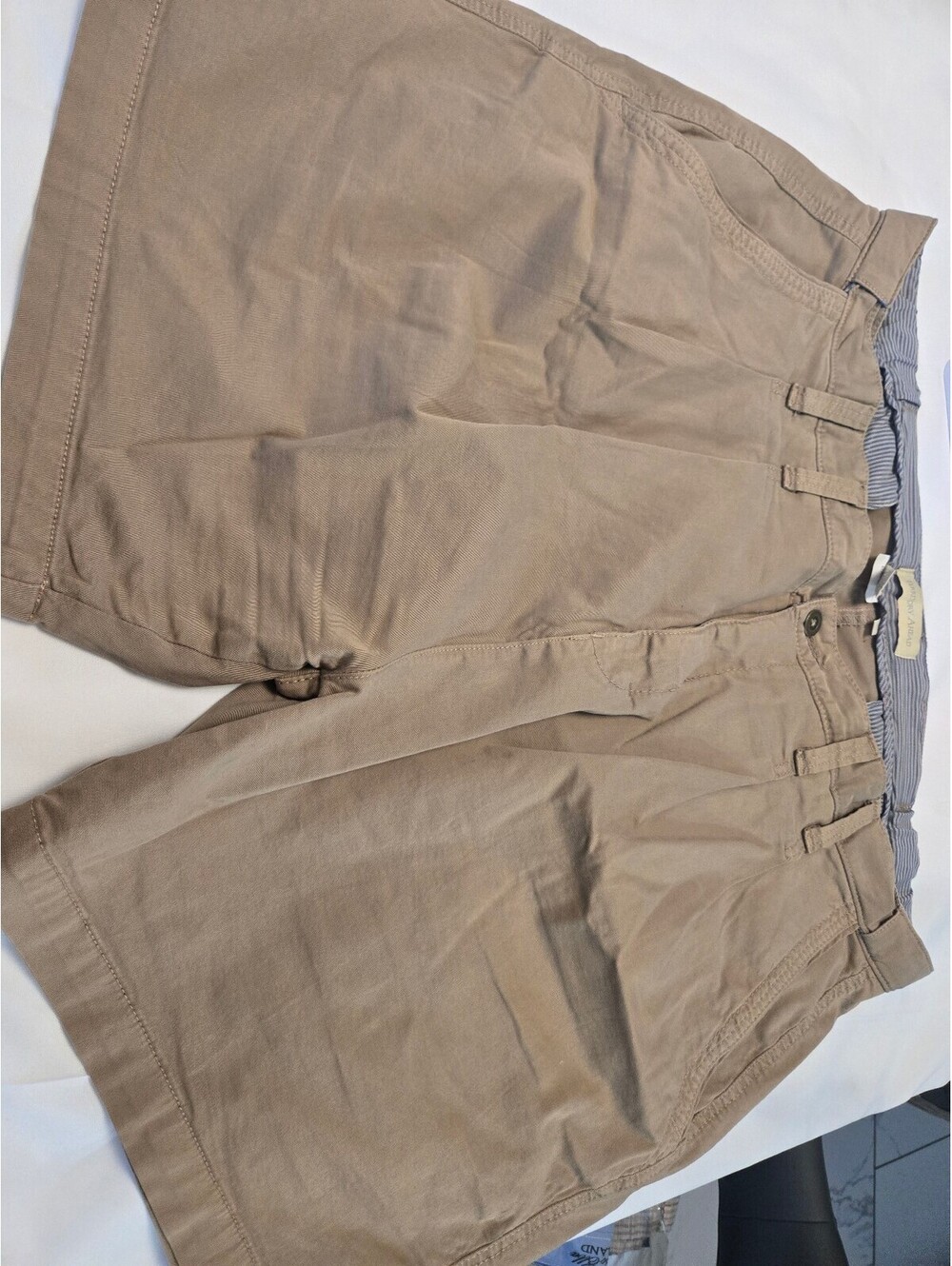Territory Ahead Men's Khaki Cotton Blend Shorts Size 42